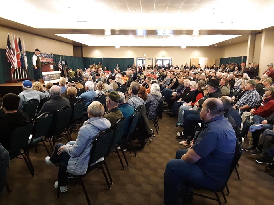 the Greater Idaho movement's first rally (Roseburg, March 2020)
